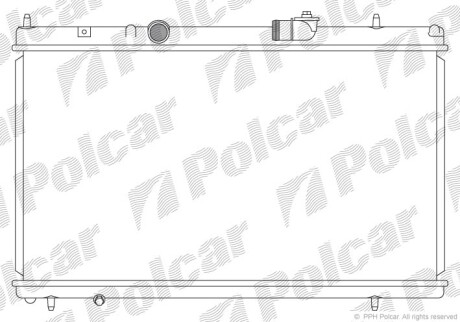 Радиаторы охлаждения Polcar 576608-3