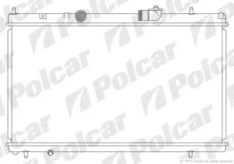 Радіатор охолодження Polcar 576608-3