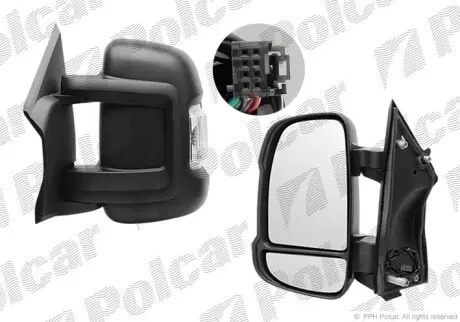 Дзеркало зовнішнє ліве Polcar 5770514E