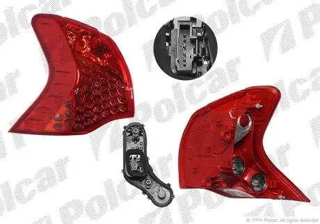 Фонарь задний Polcar 578087-U