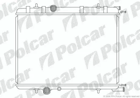 Радиатор охлаждения Polcar 579008-2