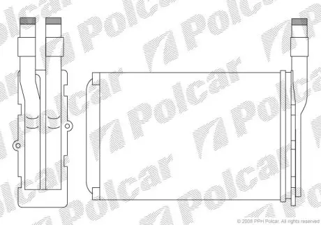 Радиатор обогрева Polcar 6005N8-1