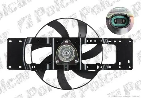 Вентилятор с корпусом/кронштейном Polcar 600623W1