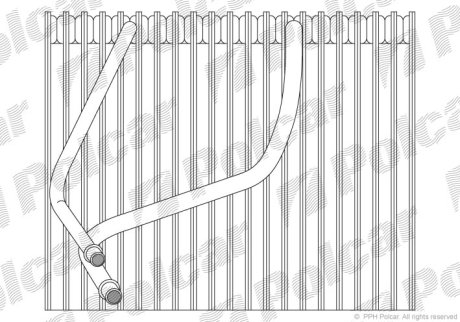 Испаритель кондиционера Polcar 6007P8-3 (фото 1)