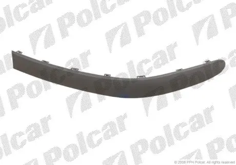 Молдинг бампера правый Polcar 601107-6