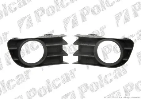 Решітка в бампері ліва+права Polcar 601227-3
