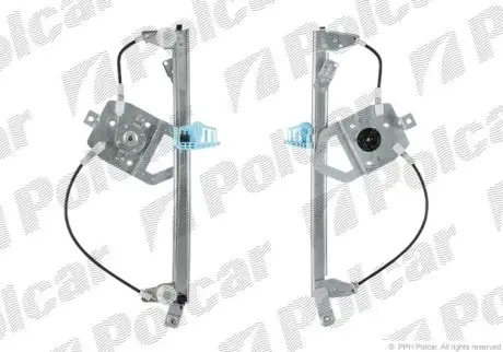 Склопідйомник електричний без електромотора Polcar 6012PSG7
