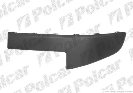 Накладка бампера левая Polcar 601307-5