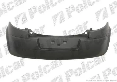 Бампер задній MEGANE II 06-08 Polcar 601396-2 (фото 1)