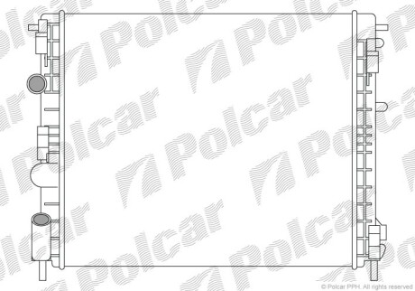 Радіатори охолодження Polcar 601508-4