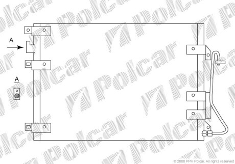 Радіатори кондиціонера Polcar 6015K8C2S