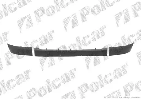 Накладка бампера ліва+права+середн Polcar 6016074J