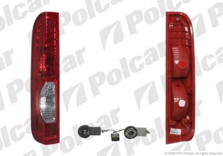 Фонарь задний Polcar 602787-E