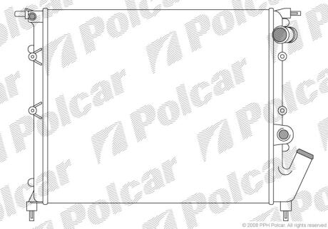 Радіатори охолодження Polcar 603108-3