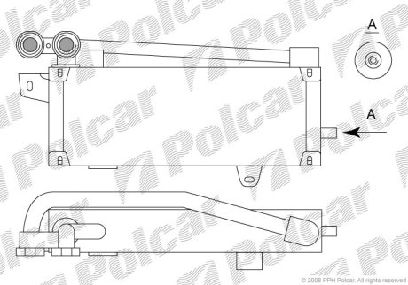 Радиатор масла Polcar 6033L83X