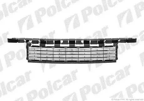 Решетка в бампер средняя Polcar 603527