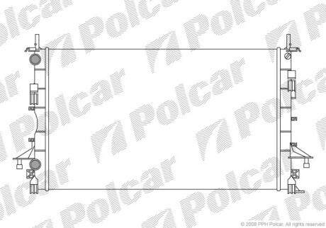 Радіатори охолодження Polcar 603708-1