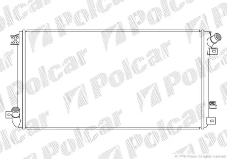 Радіатор охолодження MASTER II Platforma Polcar 6043081X