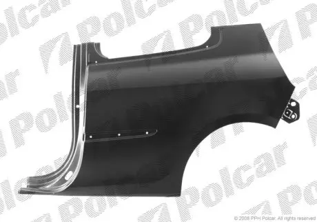 Крило заднє ліве Polcar 605583 (фото 1)