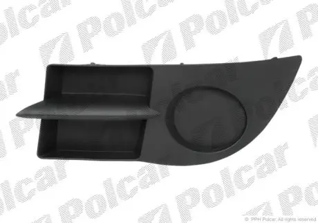 Решетка в бампере левая Polcar 605727-3