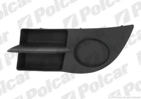 Решетка в бампере правая RENAULT CLIO II, 01- Polcar 605727-4