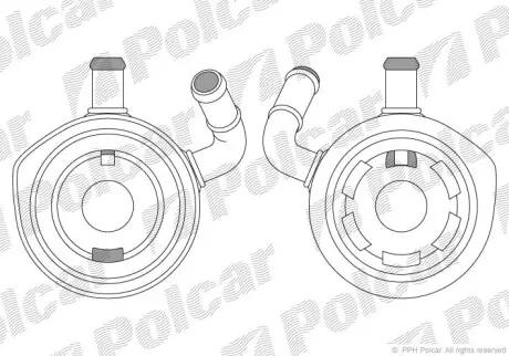 Радиатор масла Polcar 6060L8-1