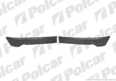 Накладка бампера ліва+права Polcar 6061077J