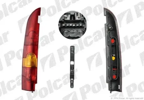Ліхтар задній Polcar 606187-1