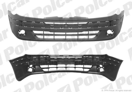 Бампер передній Polcar 60700712