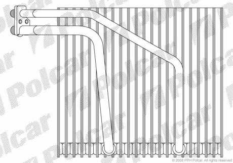 Испаритель кондиционера Polcar 6070P8-2