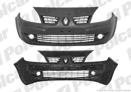 Бампер передний Polcar 60720712