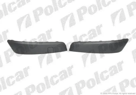 Молдинг бампера лівий+правий Polcar 60720715