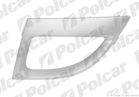 Решетка в бампере правая Polcar 607327-2