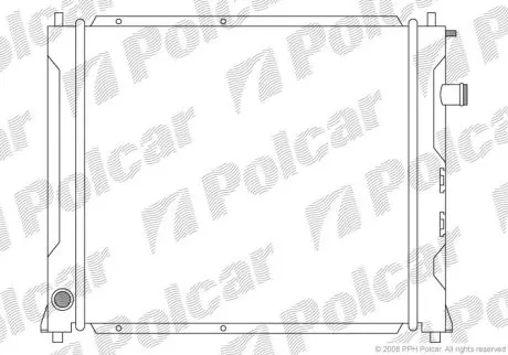 Радиатор охлаждения Polcar 632008-1