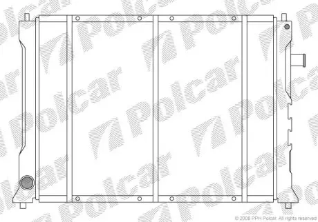 Радиатор охлаждения Polcar 634008-1