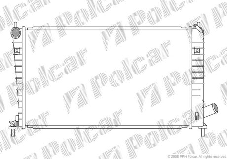 Радиатор охлаждения Polcar 652308-1