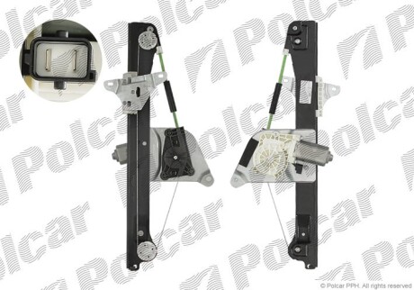 Склопідйомник електричний Polcar 6530PSE3