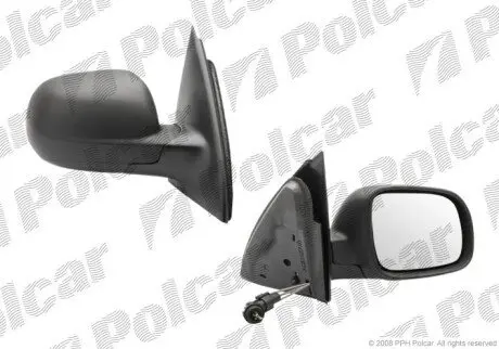 Дзеркало зовнішнє праве Polcar 670552-M