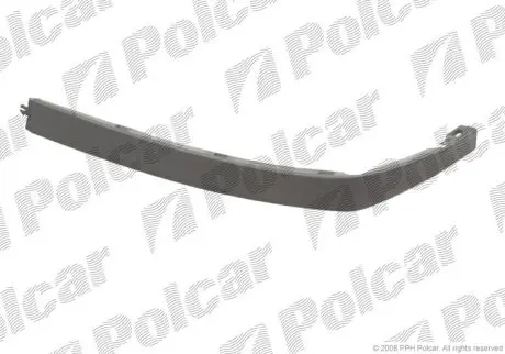Спойлер бампера переднего правый Polcar 6713252J