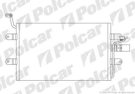 Радіатори кондиціонера Polcar 6714K8C1