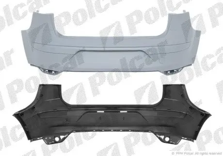 Бампер задній Polcar 675596-1