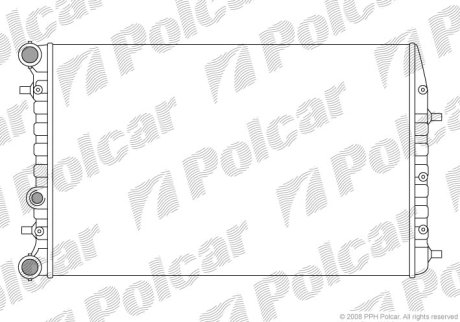 Радіатор охолодження Polcar 691308-3