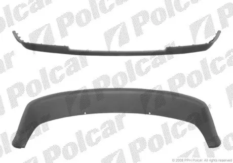 Спойлер бампера переднього SKODA OCTAVIA 96- Polcar 692025