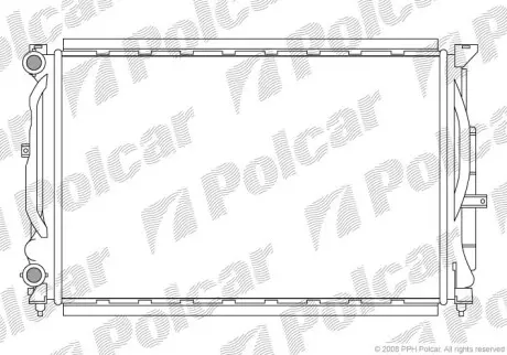 Радиатор охлаждения Polcar 692508-1