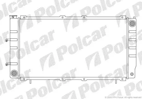 Радиатор охлаждения Polcar 720508-2