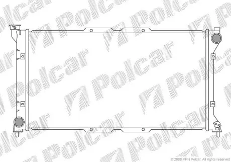 Радіатор охолодження Polcar 720608-1