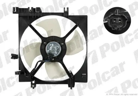 Вентилятор з корпусом / кронштейном Polcar 720823W3