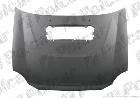Капот SUBARU IMPREZA, 01- Polcar 721203-1