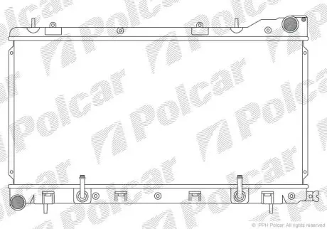 Радіатор охолодження Polcar 723908-3