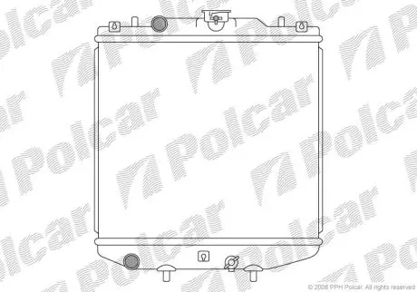 Радіатор охолодження Polcar 741108-1
